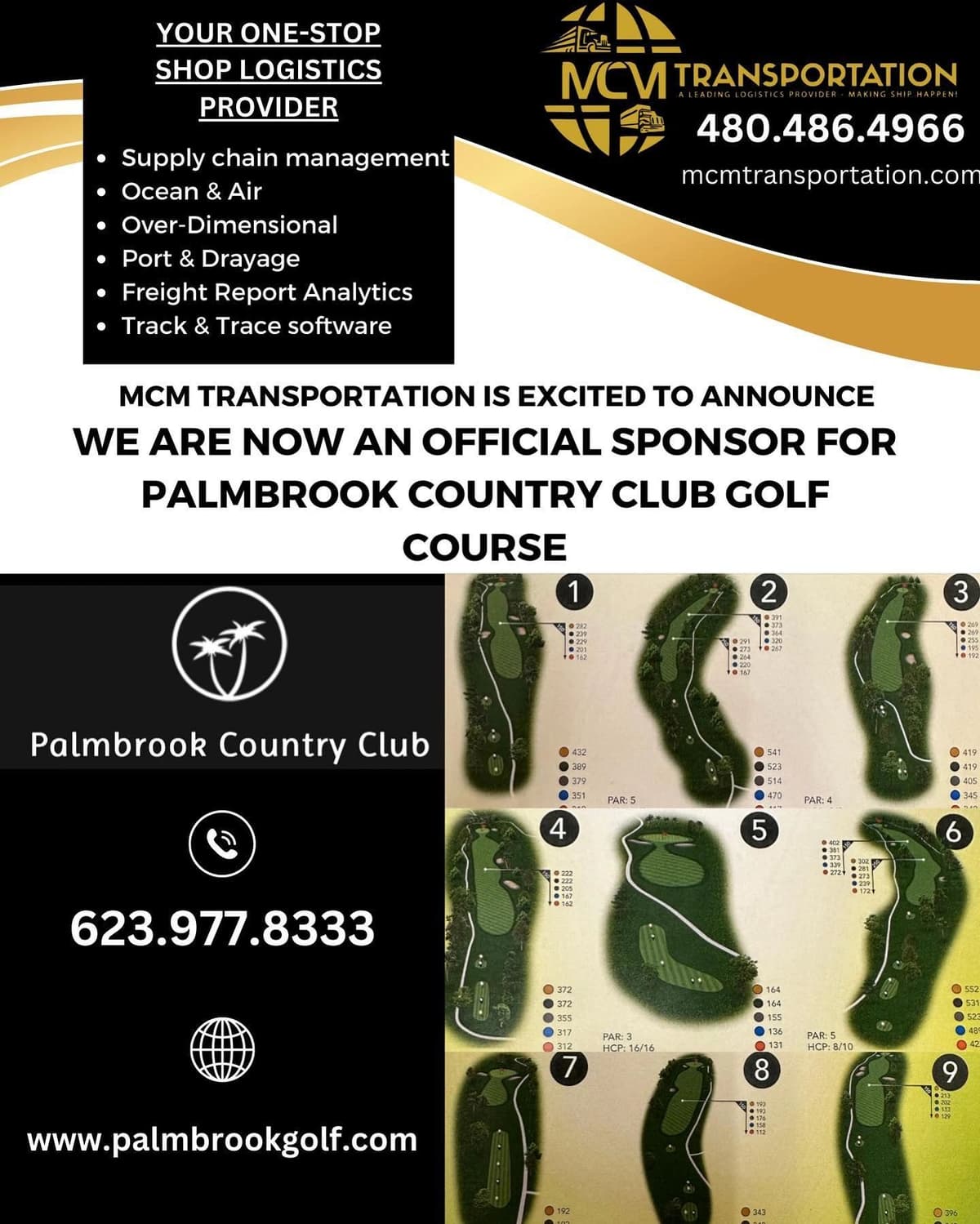 Palmbrook Country Club sponsorship